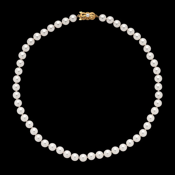 Classic Mikimoto Cultured Pearl Necklace - 66mint Fine Estate Jewelry