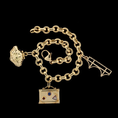 Tiffany & Co. Gold Charm Bracelet - 66mint Fine Estate Jewelry