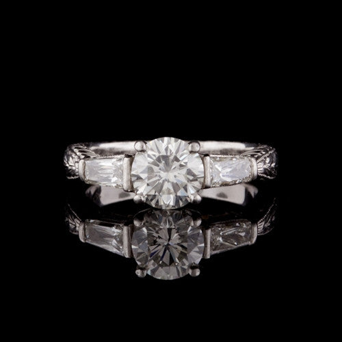 1.50 ct Brilliant Round Cut unique Fine jewelry Lab Created White Sapphire