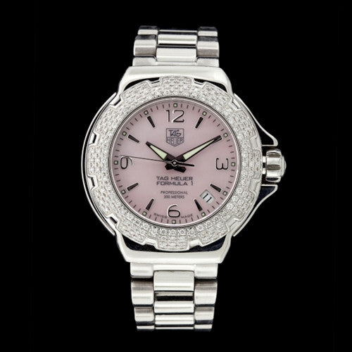 Tag Heuer Stainless Steel & Diamond Formula 1 Ladies Watch  display picture 1
