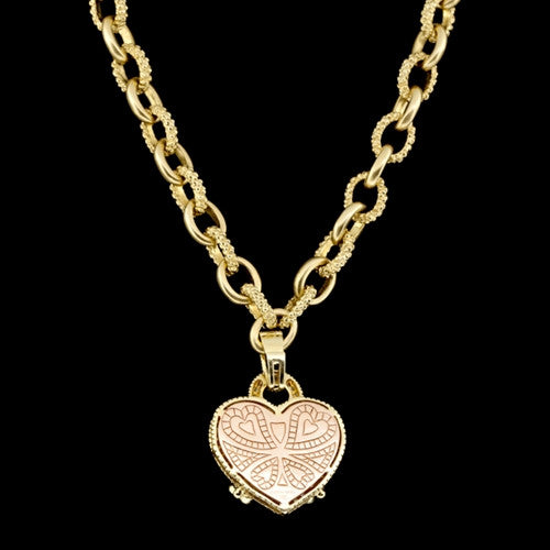 Judith Ripka 18Kt Diamond Heart Necklace