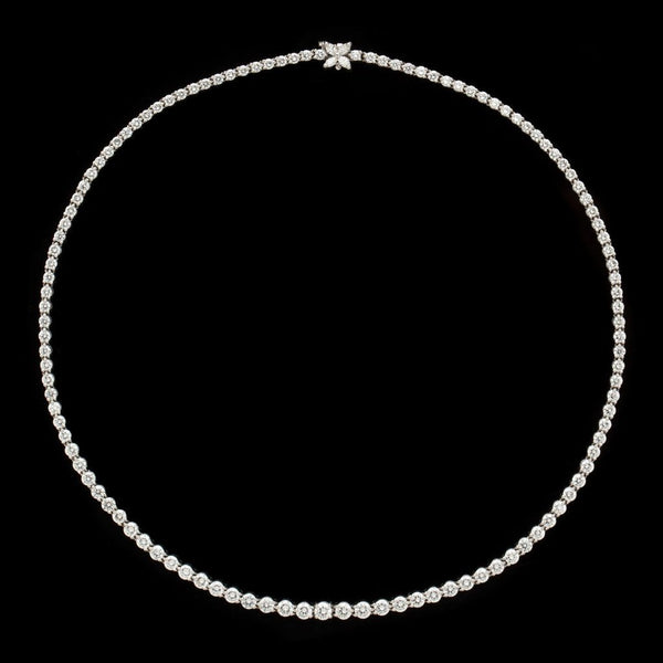 Tiffany & Co. 10.45ct tw Victoria Graduated Diamond Necklace