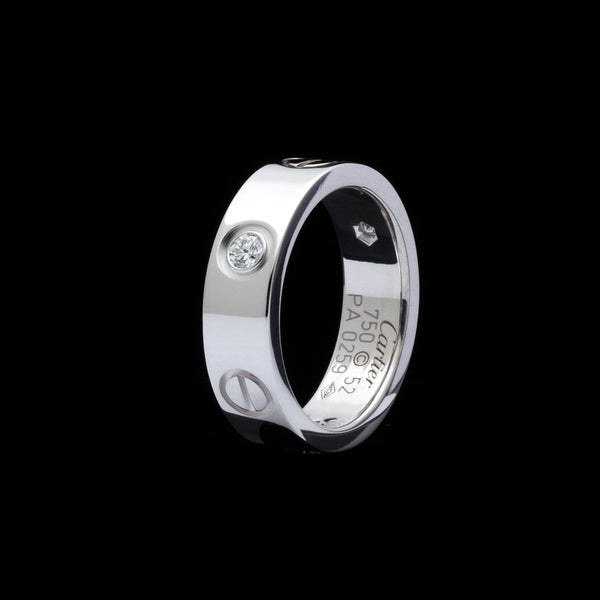 Cartier Love リング 3ダイヤモンド CRB4032400 - LOVE ring, 3 diamonds - Yellow gold, diamonds