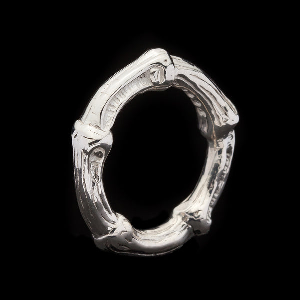 Tiffany & Co. Bamboo Ring Sterling Silver - 66mint Fine Estate Jewelry