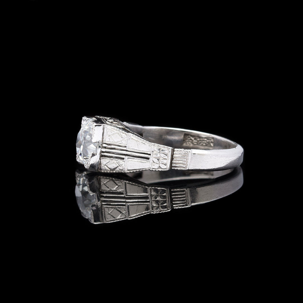 GIA 1.01-ct E/VVS2 Estate Engagement Ring