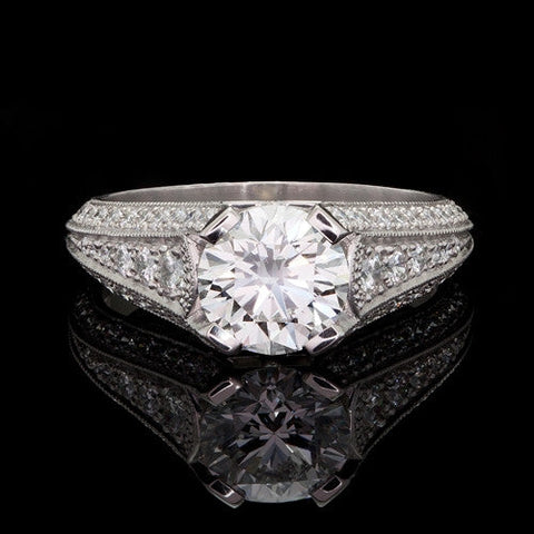 2.28ct tw Round Brilliant Cut GIA Diamond Ring
