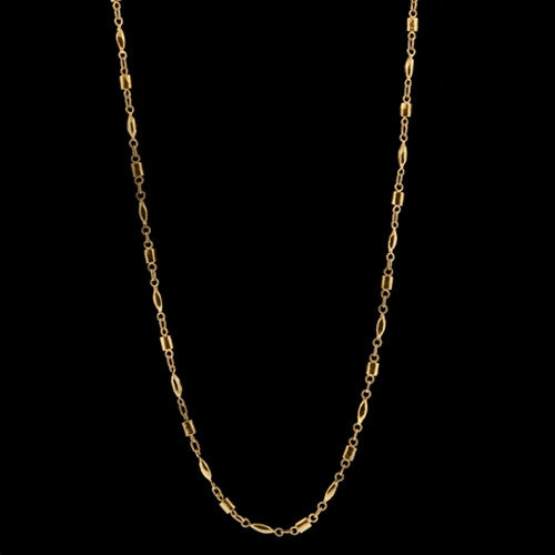 GURHAN 24KT Oval & Tube Bead Necklace