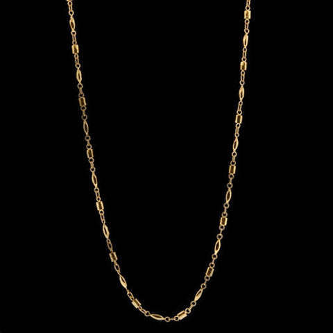 GURHAN 24KT Oval & Tube Bead Necklace