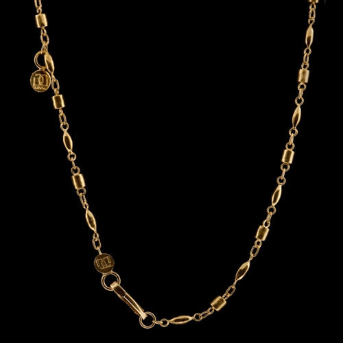 GURHAN 24KT Oval & Tube Bead Necklace
