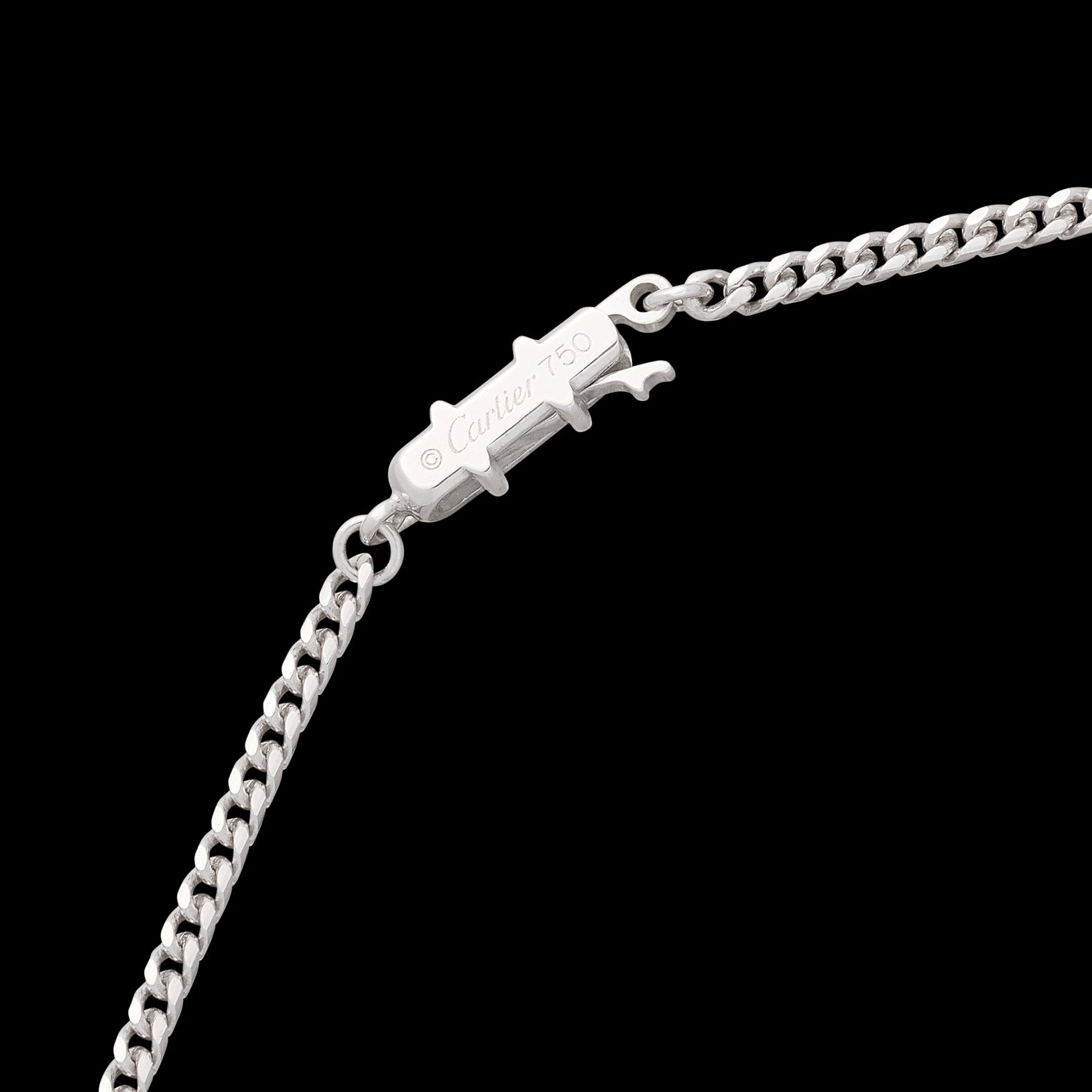 Platinum Link Chain by Cartier