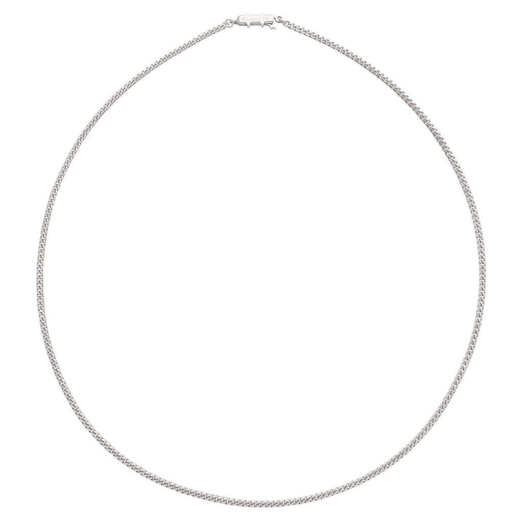 Platinum Link Chain by Cartier