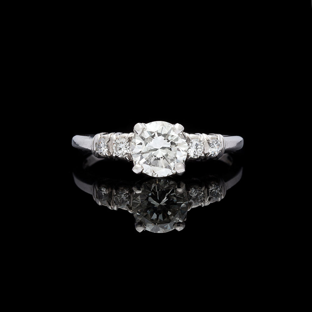Diamond and Platinum Engagement Ring