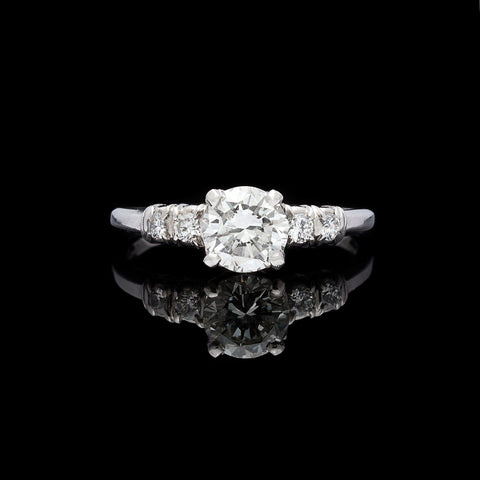 Diamond and Platinum Engagement Ring