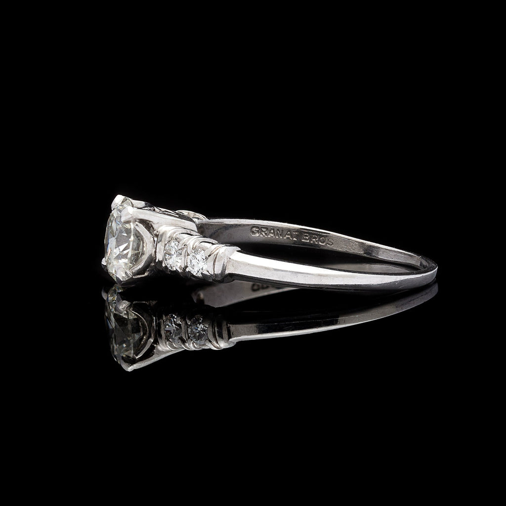 Diamond and Platinum Engagement Ring