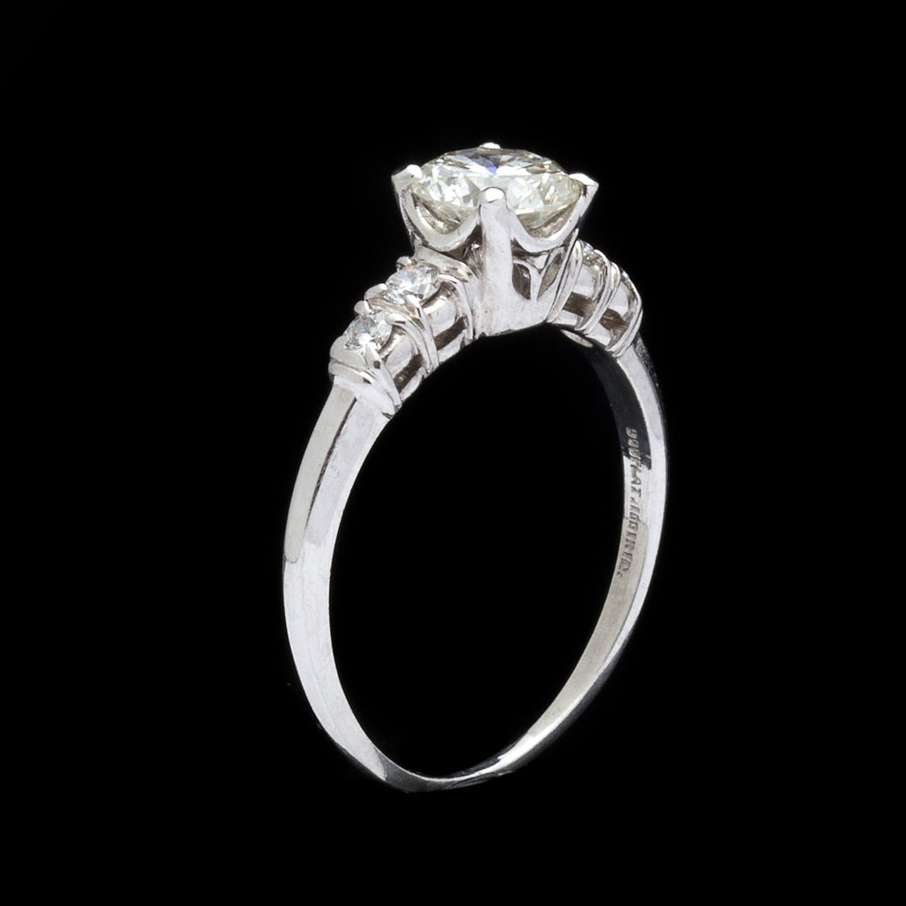 Diamond and Platinum Engagement Ring