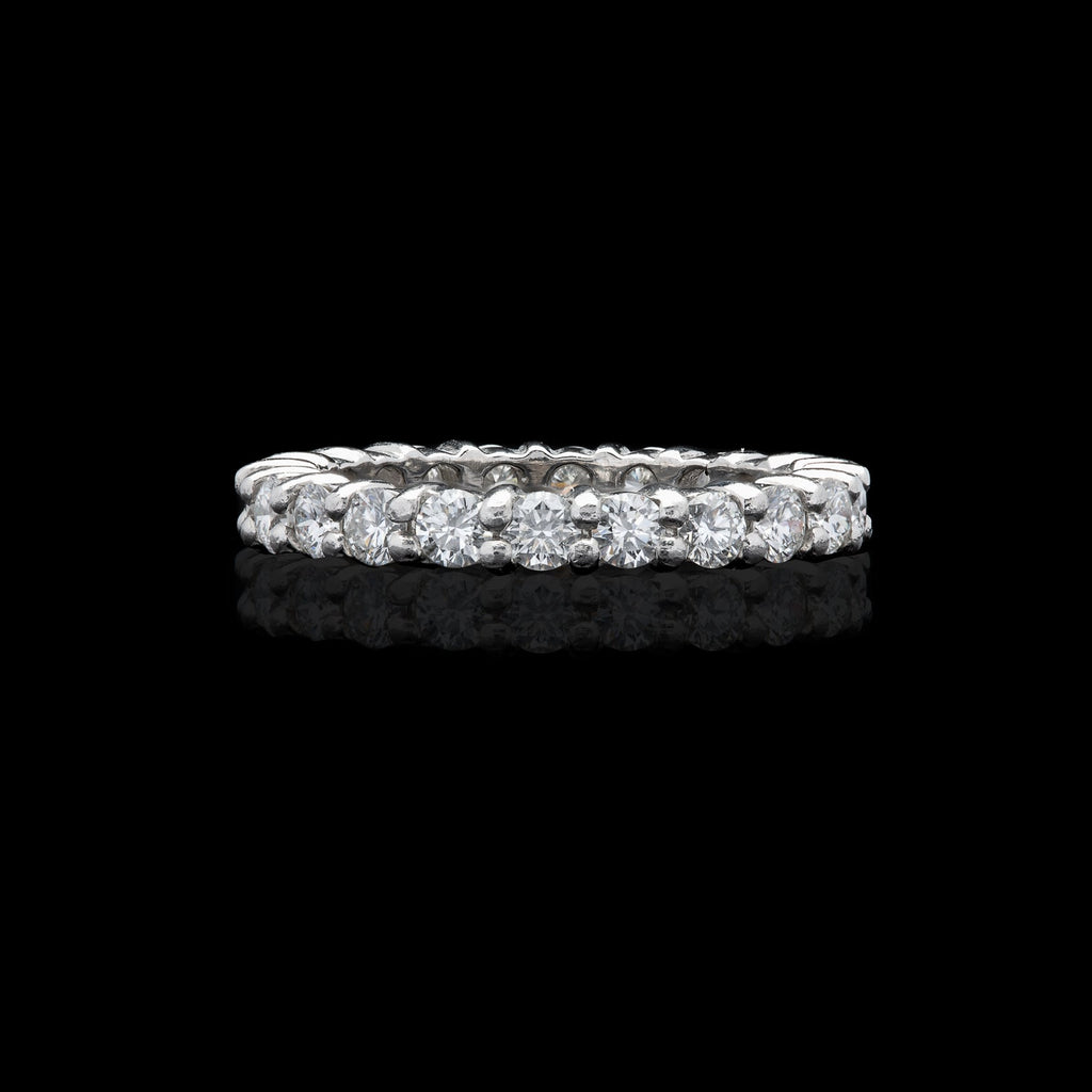 Diamond & Platinum Eternity Band