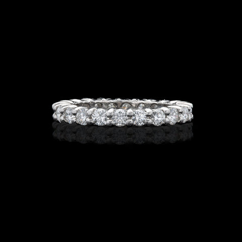 Diamond & Platinum Eternity Band