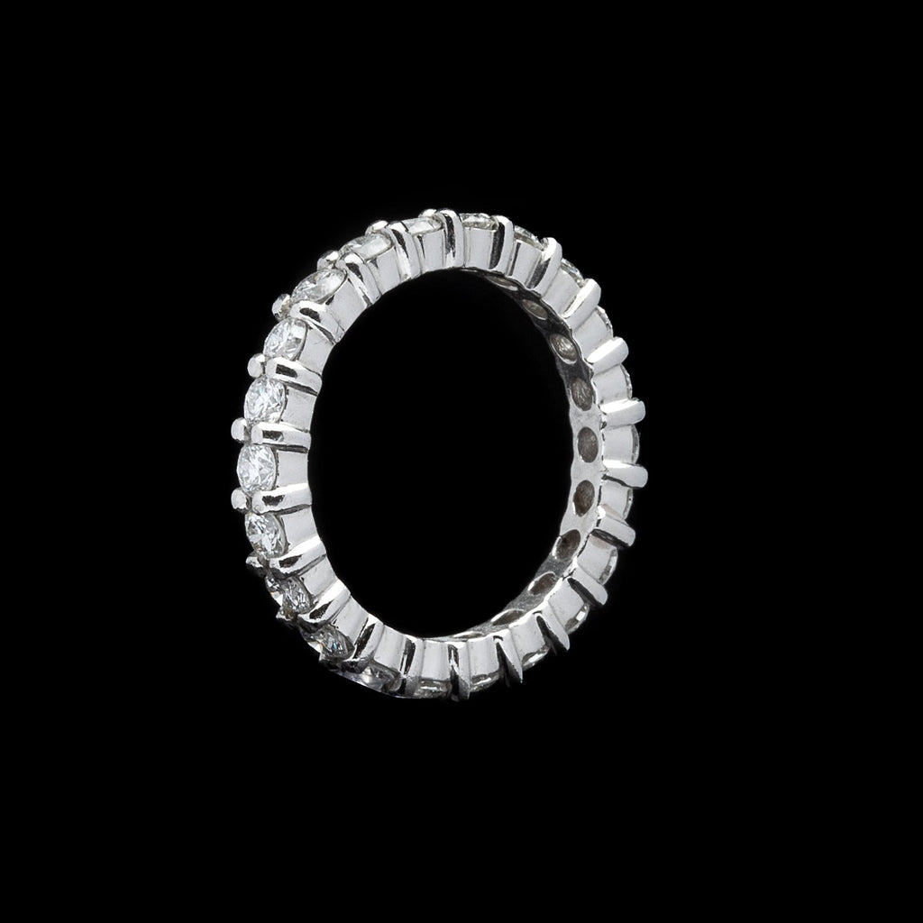 Diamond & Platinum Eternity Band