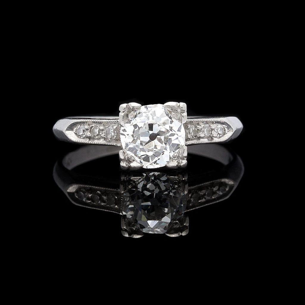 Estate Platinum & Diamond Ring