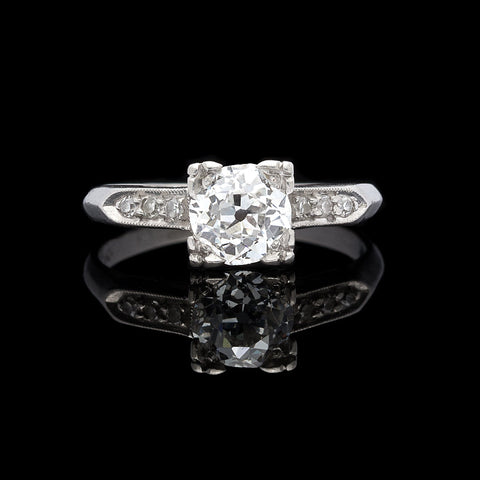 Estate Platinum & Diamond Ring
