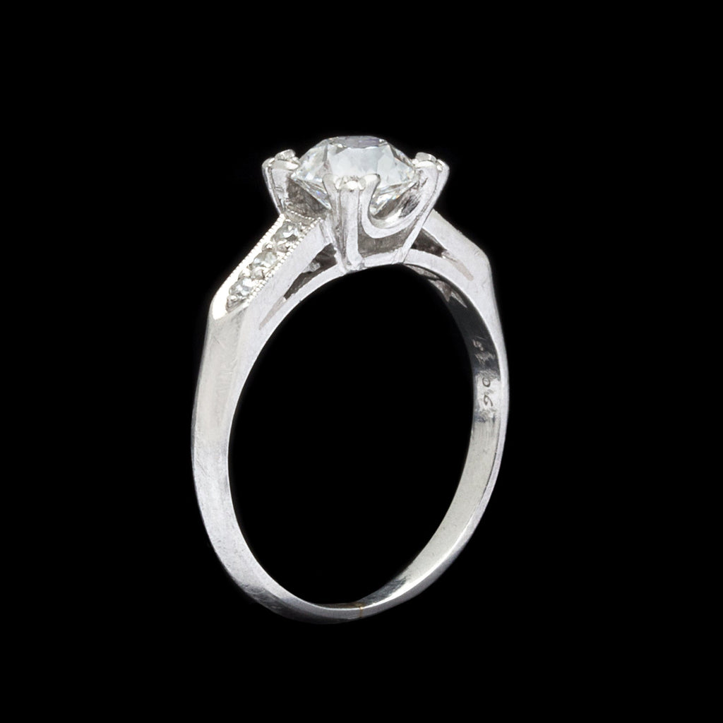 Estate Platinum & Diamond Ring