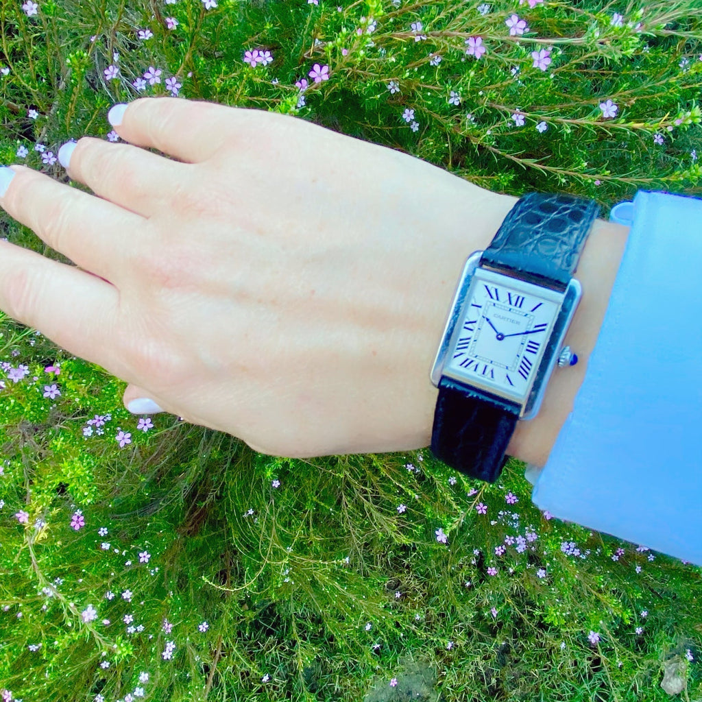 Cartier Tank Solo 2716 Stainless Steel Ladies Watch