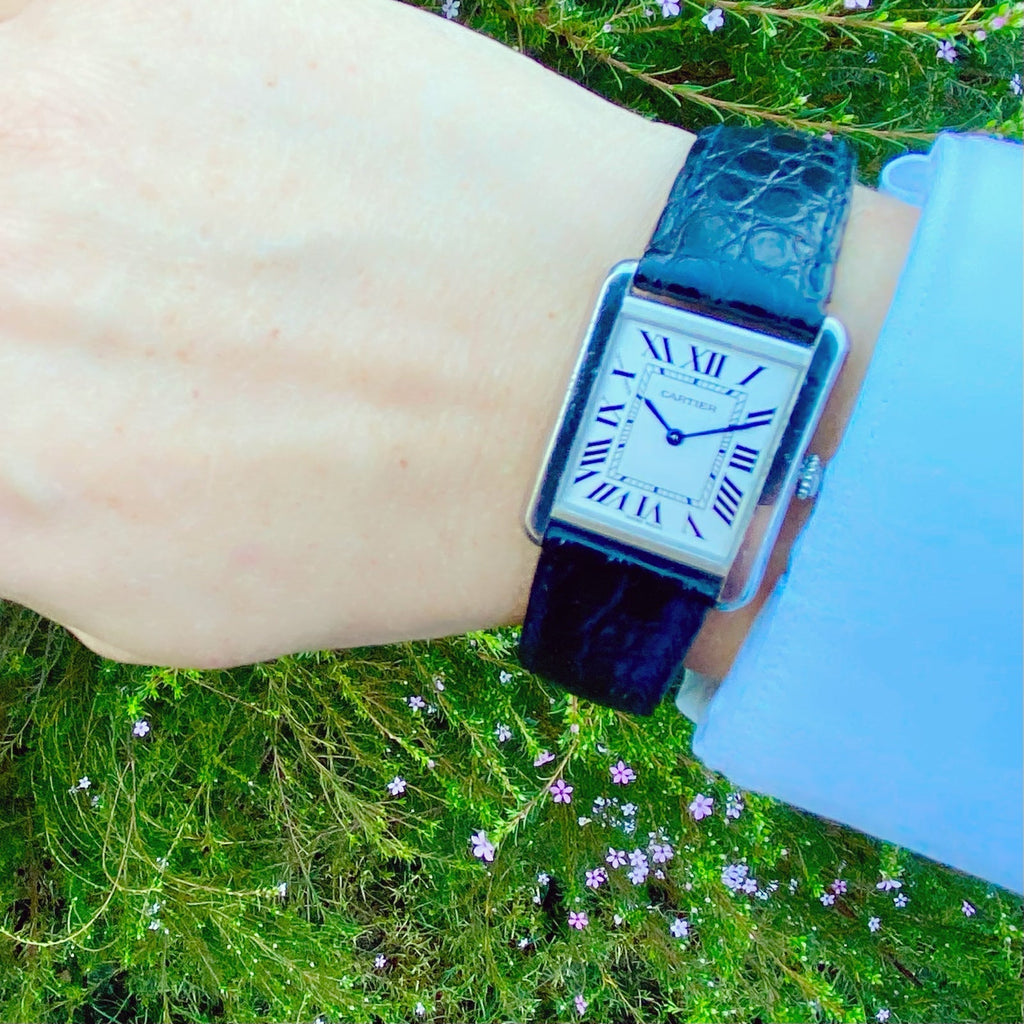 Cartier Tank Solo 2716 Stainless Steel Ladies Watch