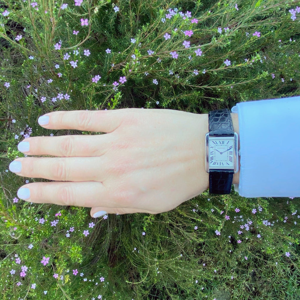 Cartier Tank Solo 2716 Stainless Steel Ladies Watch