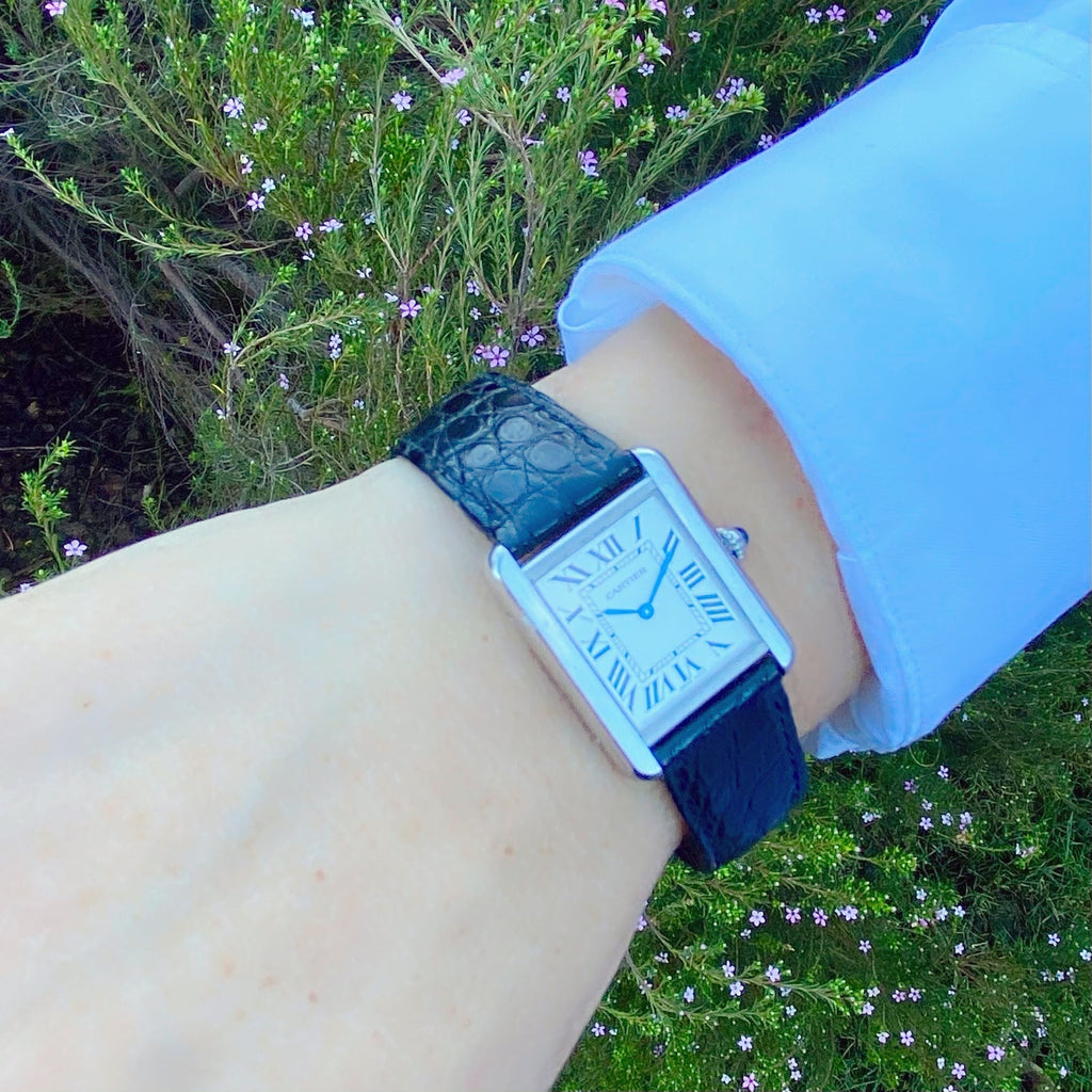 Cartier Tank Solo 2716 Stainless Steel Ladies Watch