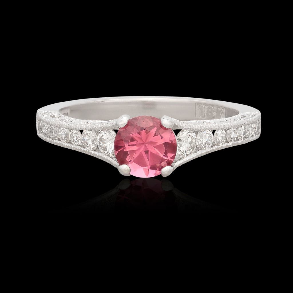 18kt Tourmaline & Diamond Ring by Tacori