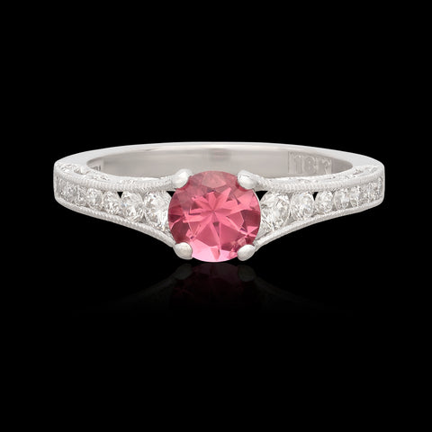 18kt Tourmaline & Diamond Ring by Tacori