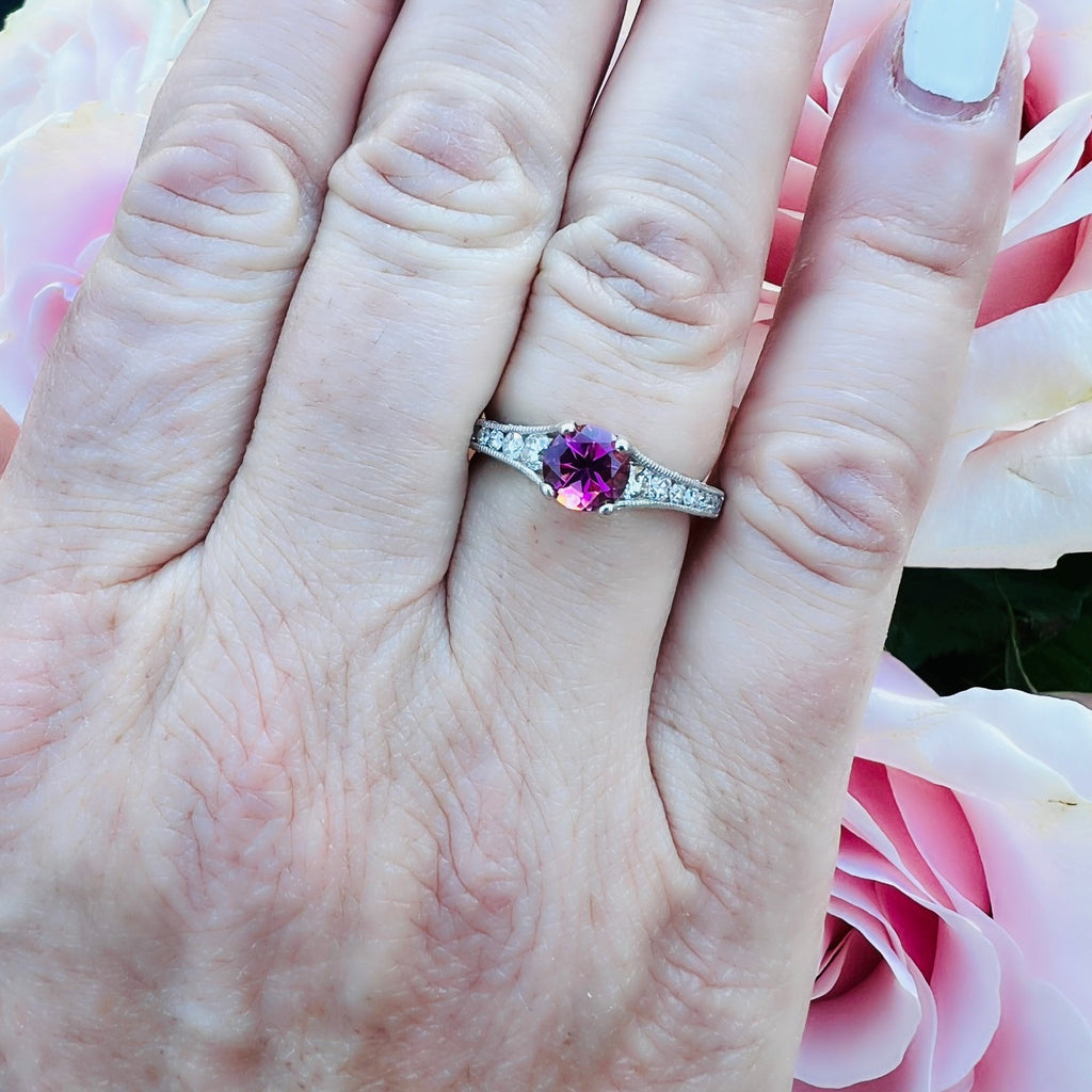 18kt Tourmaline & Diamond Ring by Tacori