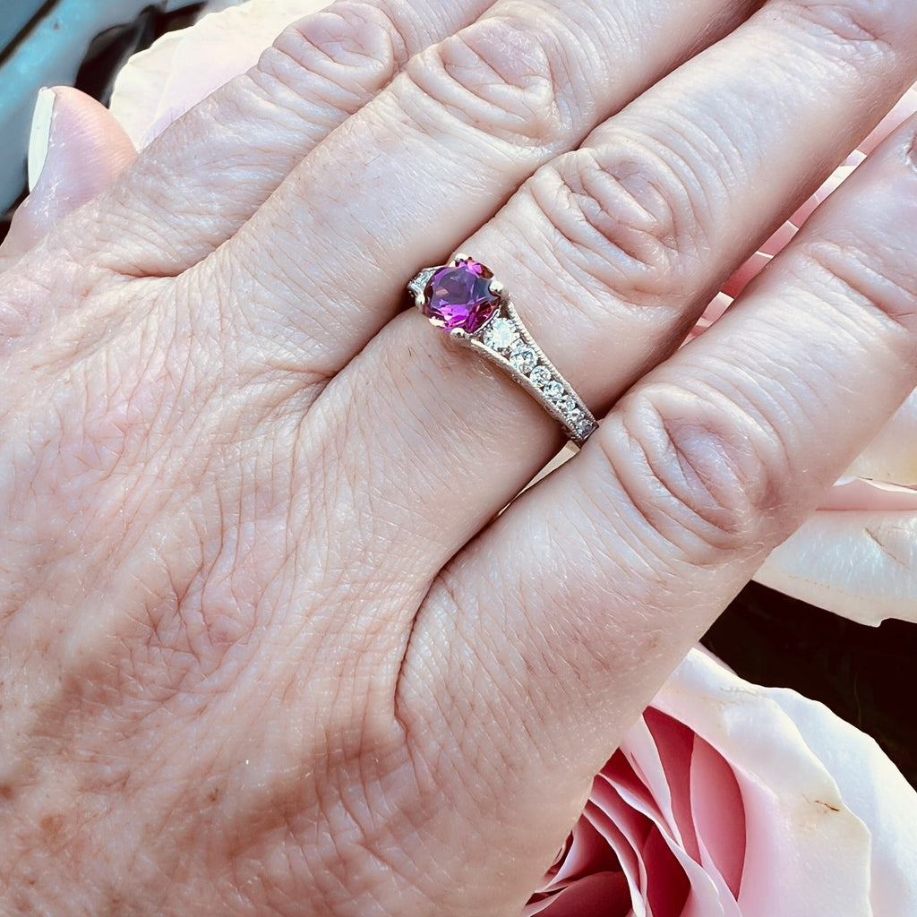 18kt Tourmaline & Diamond Ring by Tacori