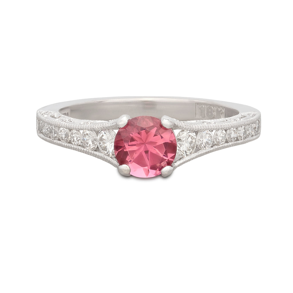 18kt Tourmaline & Diamond Ring by Tacori