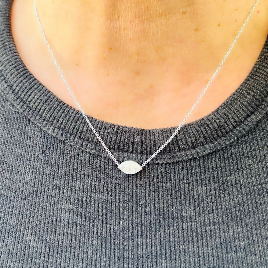1.32ct Marquise Cut Diamond Pendant Necklace