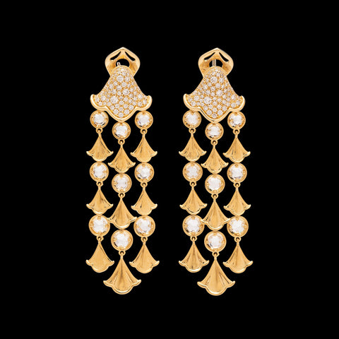 Marina B. Diamond & 18k Gold Earrings