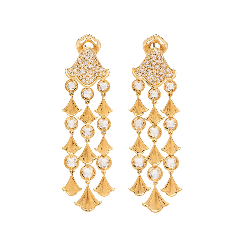 Marina B. Diamond & 18k Gold Earrings