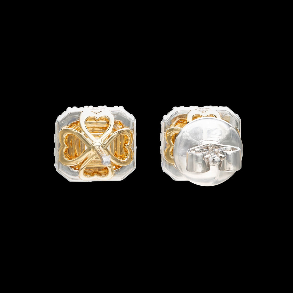 Extraordinary Natural Yellow Diamond Earrings