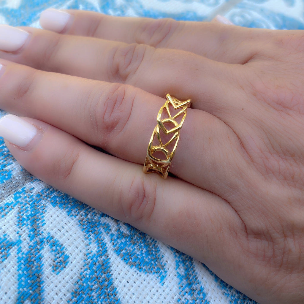 Alexandra Reza 18k Gold Ring, French