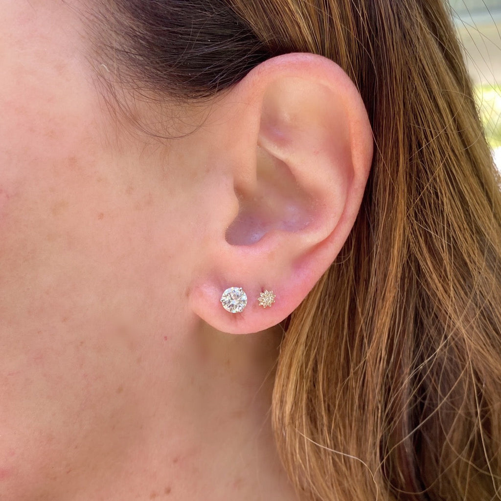 GIA 1.66-cts. Diamond Stud Earrings