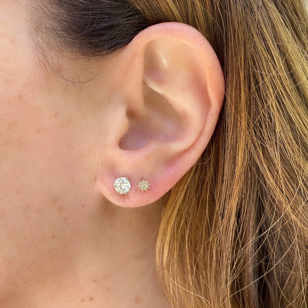 GIA 1.66-cts. Diamond Stud Earrings