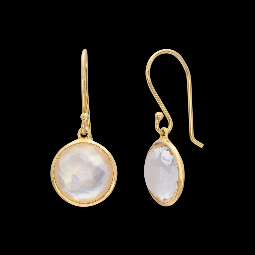Ippolita Lollipop Mother Of Pearl & Yellow Gold Earrings