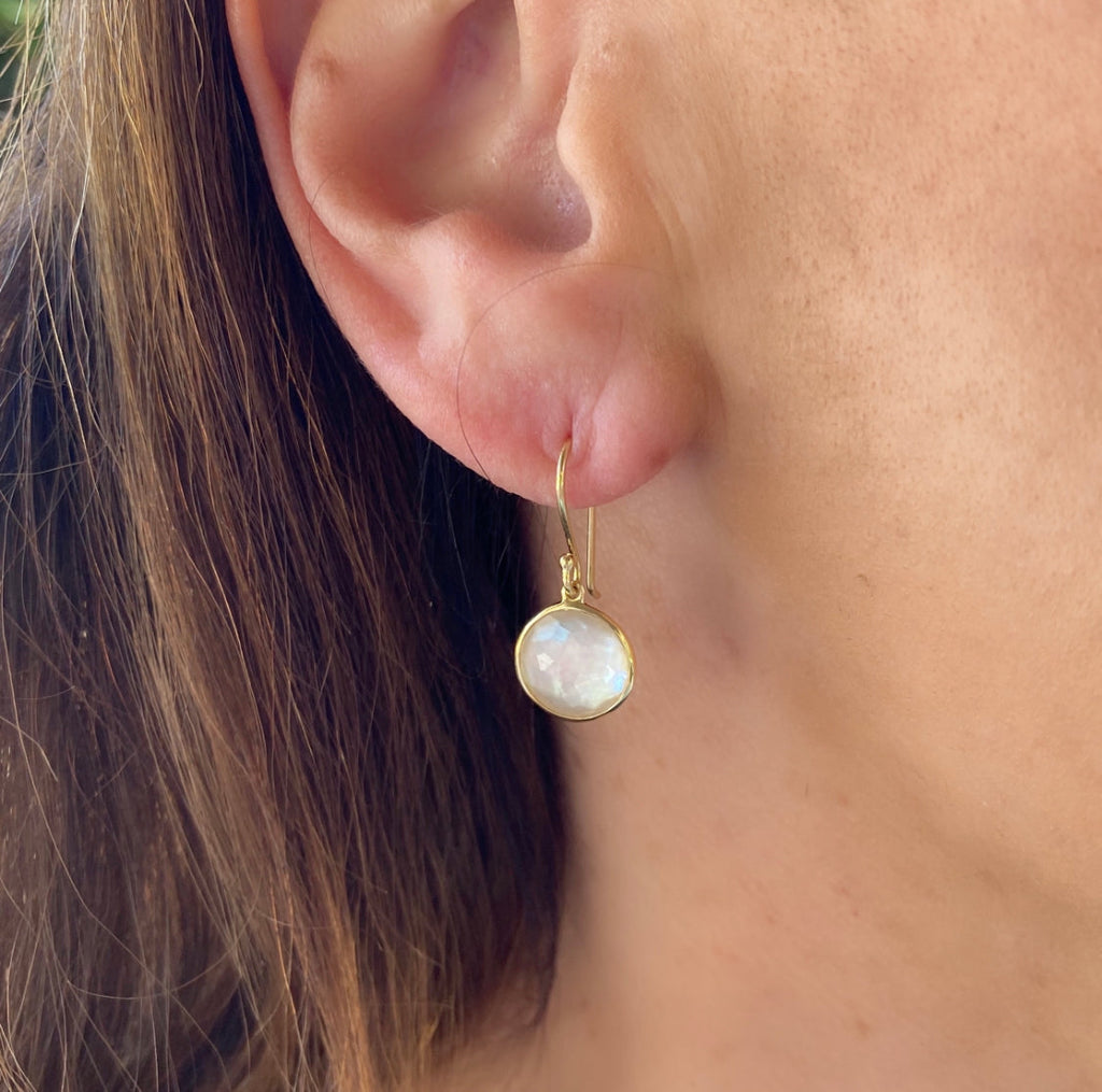 Ippolita Lollipop Mother Of Pearl & Yellow Gold Earrings