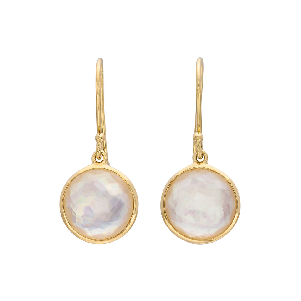 Ippolita Lollipop Mother Of Pearl & Yellow Gold Earrings