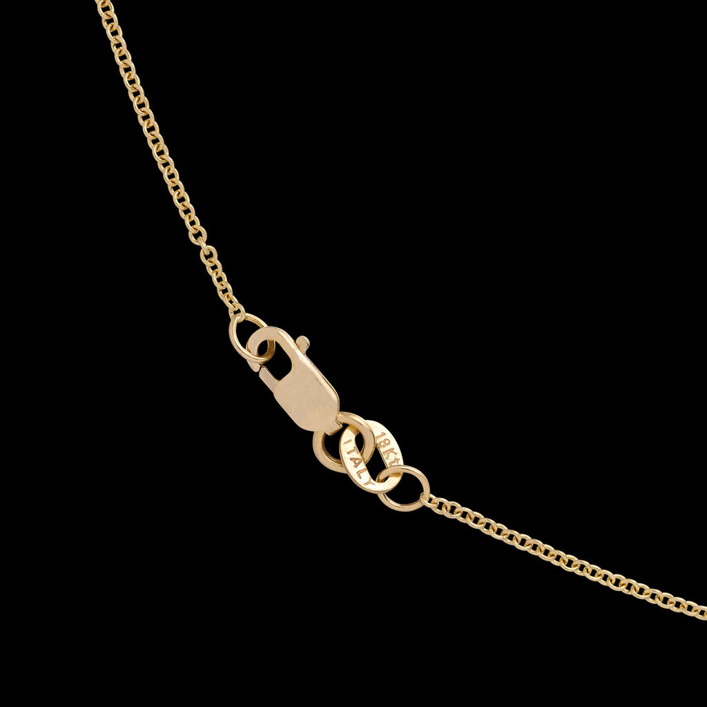 5 Stone Old European Cut Diamonds-By-The-Yard Necklace