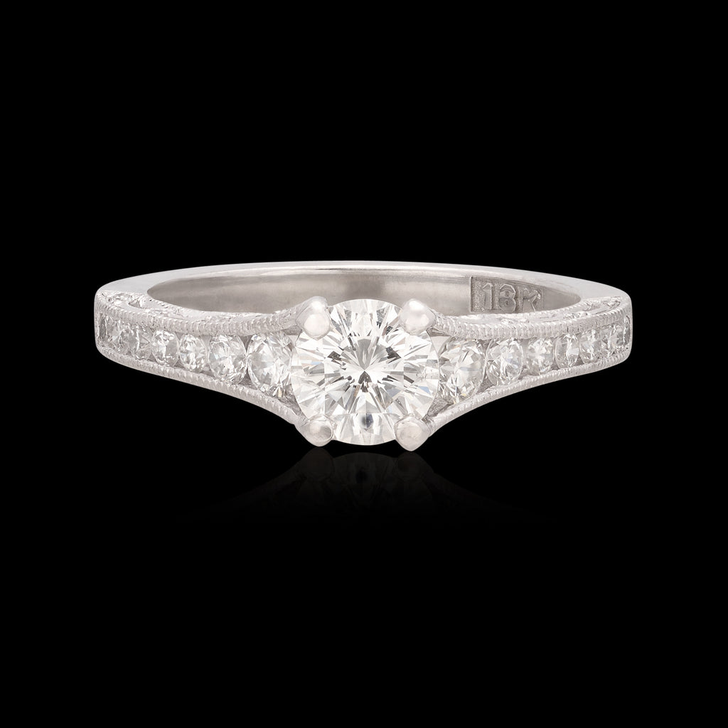 Platinum Diamond Ring by Tacori