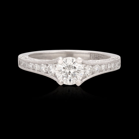 Platinum Diamond Ring by Tacori