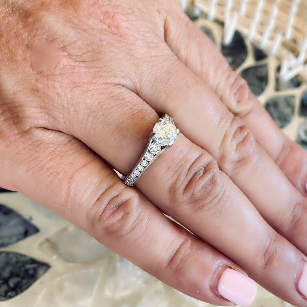 Platinum Diamond Ring by Tacori