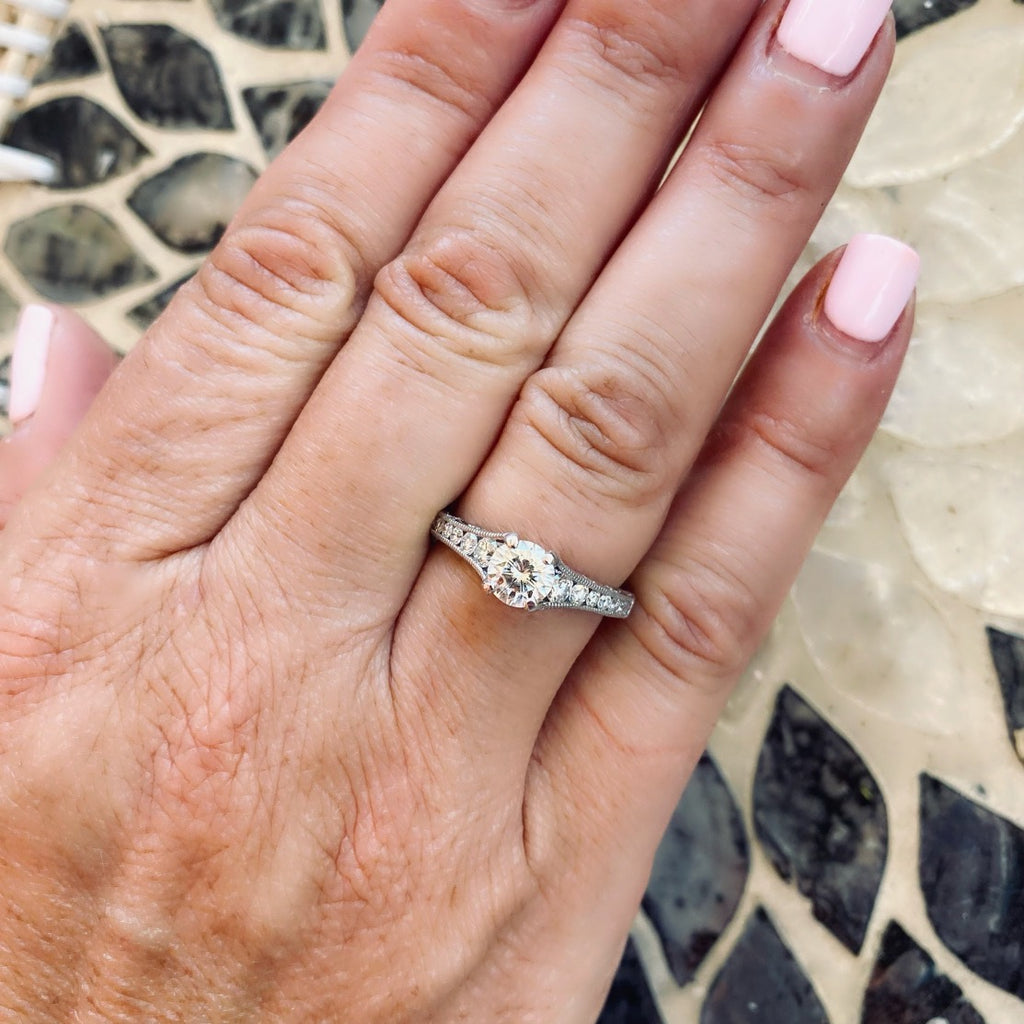 Platinum Diamond Ring by Tacori