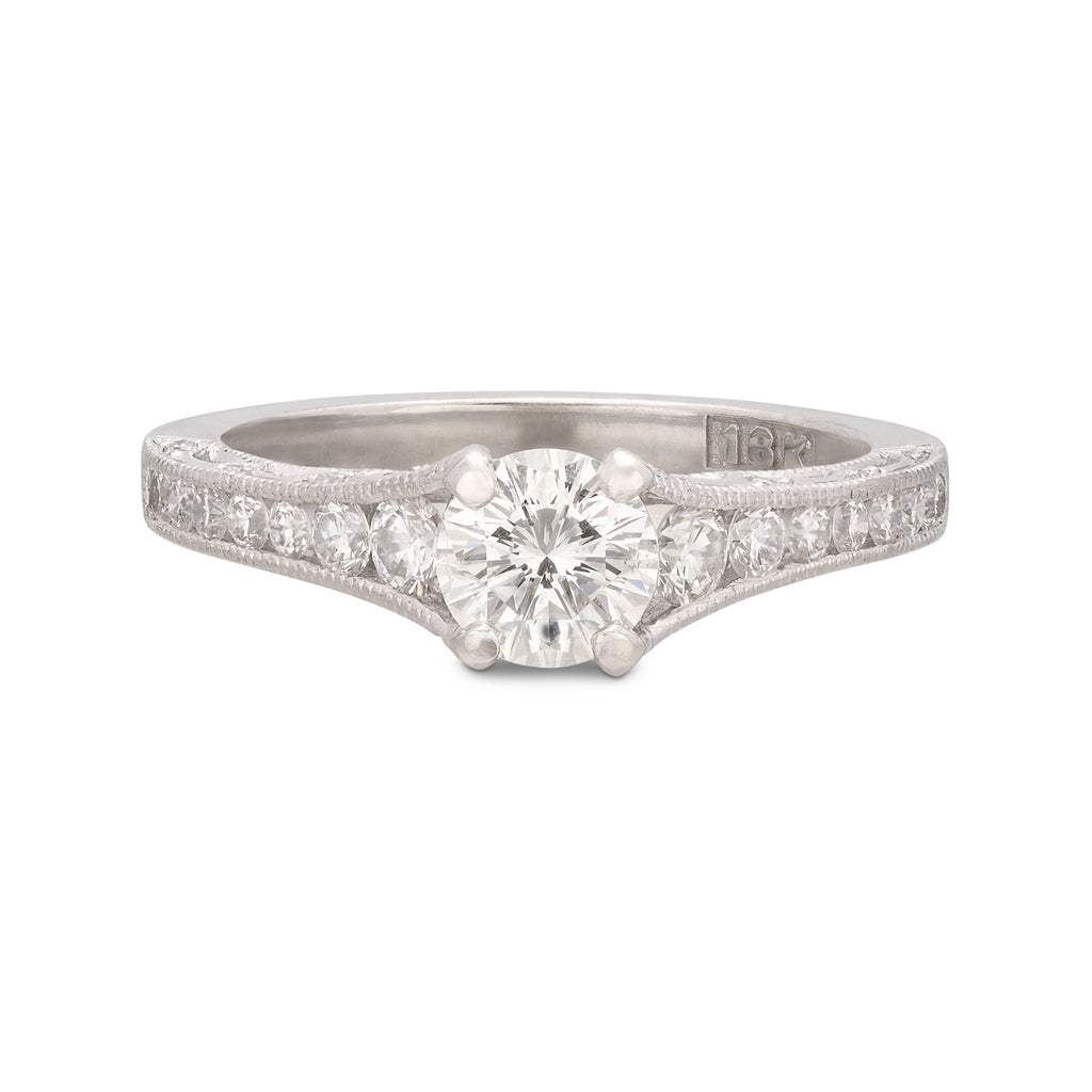 Platinum Diamond Ring by Tacori